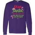 thumbnail image 3 of Inktastic Christmas Dear, Santa Before I Explain How Much Do You Know? Long Sleeve T-Shirt, 3 of 5