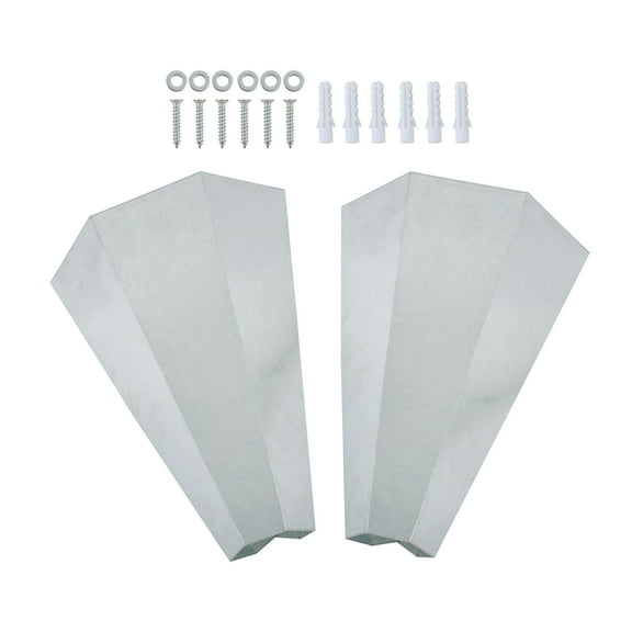 2 Pcs Chicken Cone, Restraining Cones for Chicken Processing, Galvanized Steel Chicken Killing Cone with Flat Back Design, Processing Cones for Poultry Chicken Birds Turkeys up to 8 Pounds