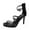 Black, variant on LNMQLPDBS Heels for Women Sandals Hollowedout Breathable Heels Peeptoe High Pointed Shoes Casual Laceup Women's Women's Sandals