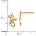 thumbnail image 2 of Beautiful 14k Polished Gecko Post Earrings, 2 of 2