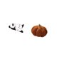 thumbnail image 5 of Reloj De Pared Moderno Con Forma De Calabaza Y Adorable Panda, Y Cojín De Felpa Para Sofá. Decoración Práctica Y Resistente Para El Hogar, Ideal Para La Sala De Estar O El Dormitorio., 5 of 8
