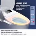thumbnail image 3 of Asiento de bidé para inodoro WLJBIDET alargado con calefacción y secado, 3 of 7