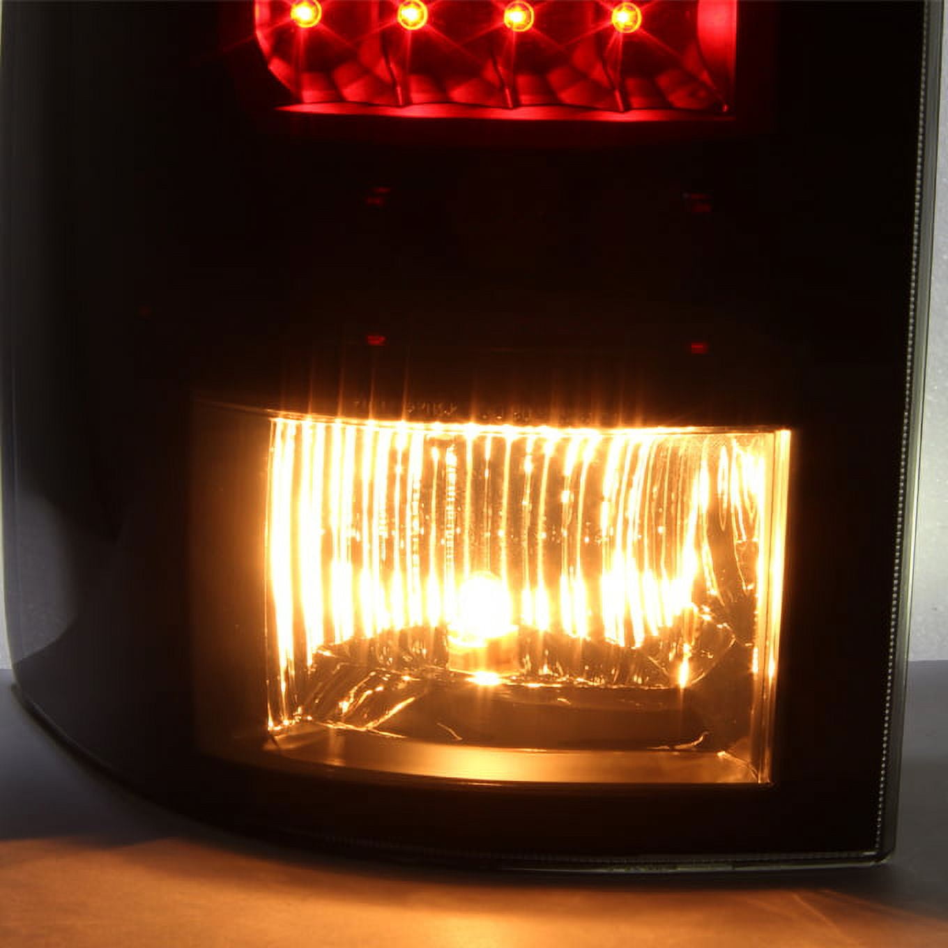 AKKON - Fits Black Smoked 2009-2018 Dodge Ram 1500 10-18 Ram 2500 3500 Pickup Truck LED Tail Lights Driver+Passenger Pair Set