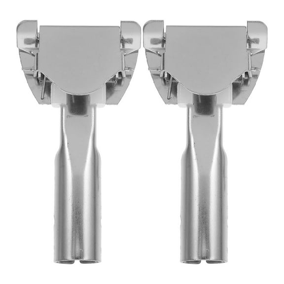 KONTONTY Iron Mop Pole Clamp with Ergonomic Handle and Dust Control, Ideal for Home and Commercial Cleaning