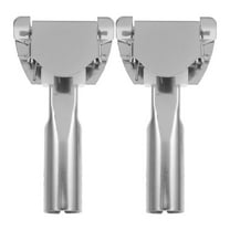 KONTONTY Iron Mop Pole Clamp with Ergonomic Handle and Dust Control, Ideal for Home and Commercial Cleaning