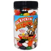 ASS KICKIN Hot and Spicy Jellybeans with Habanero Pepper - 9 Oz Resealable Jar - Great for Easter Candy or a Spicy Food Challenge - Try the Gourmet Spicy Jelly Beans Candy