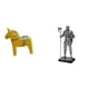 thumbnail image 1 of Figura de escritorio,Estatua de caballo tradicional sueca hecha a mano,Figura creativa del caballo Dalecarliano,Figura de escritorio,Estatua de, 1 of 8
