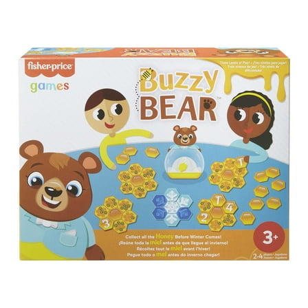 Fisher-Price Buzzy Bear Kids Game, Preschool Educational Game with Matching & Numbers