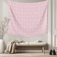 thumbnail image 5 of Pink Morocco Tapestry for Bedroom Wall Hanging Tapestry, Geometric Leaf Diamond Lattice Abstract Ceiling Backdrop Tapestries Poster Blanket Wall Decor for Teens Room Living Room Dorm 51" x 59", 5 of 8