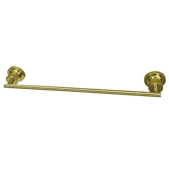 Kingston Brass BAH8212PB Concord 18 in. Single Towel Bar, Polished Brass