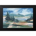 thumbnail image 2 of Harper, Ethan 18x13 Black Modern Framed Museum Art Print Titled - Pastel Lake View I, 2 of 5