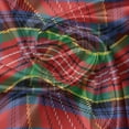 thumbnail image 7 of Ambesonne Plaid Valance & Curtain, Caledonia Scottish Style, 55"x36", Burnt Sienna Green, 7 of 7