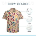thumbnail image 7 of High Quality Hawaiian Shirts for Men Short Sleeve Aloha Beach Shirt Floral Summer Casual Button Down Shirts Blouses UJGKVW, 7 of 7