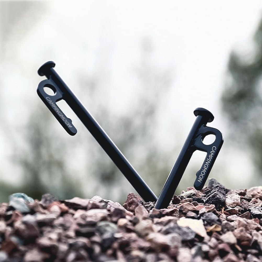 CENL 20/30/40cm Length Carbon Steel Tent Grounds Nails Stakes Outdoor Tent Pegs