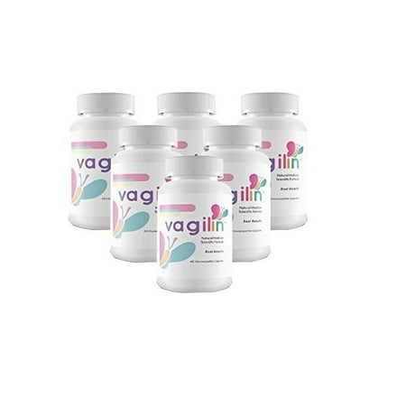 Vagilin Natural Homeopathic 60 Caps (6 Bottles) Eliminates Bacterial Vaginosis
