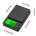 thumbnail image 4 of Báscula de bolsillo de precisión 1000 g x 0,01 g - Balanza digital de gramos, alimentos, joyas, onzas/granos con LCD retroiluminado - Mini báscula para viajes, 4 of 5