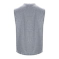 thumbnail image 4 of HUANBAI Men's Sleeveless Tank Tops Crewneck Solid Loose Fit Shirt, 4 of 6
