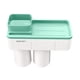 thumbnail image 1 of Taza de adsorción Cepillo de dientes Soporte para pasta de dientes Baño familiar Baño Sin perforaciones Soporte para cepillo de dientes para teléfono, Verde, 2 tazas seitruly HA2692-02B, 1 of 6