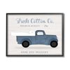 Stupell Industries Fresh Cotton Co. Vintage Blue Truck Toilet Paper, 14 x 11, Design by Natalie Carpentieri