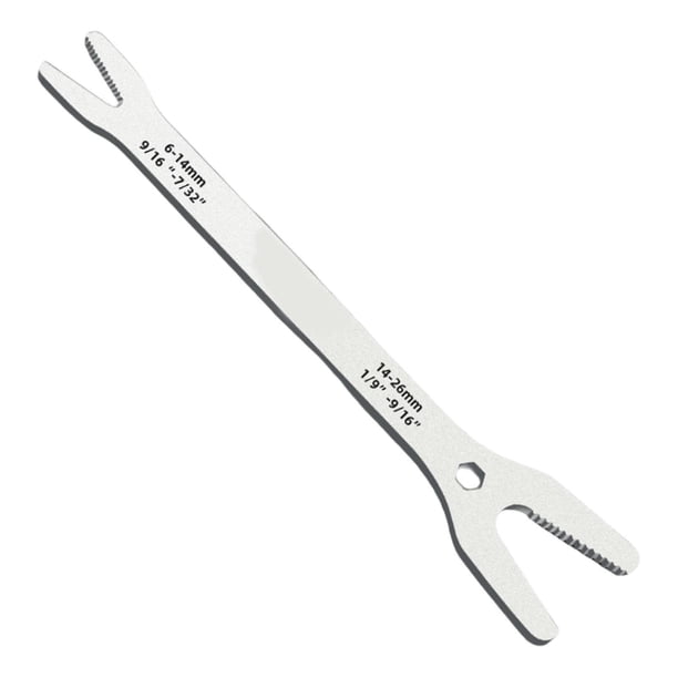 Llave inglesa ajustable de doble cabezal de 8-25 mm | Llave de boca abierta de acero cromo-vanadio | Para apretar y aflojar tornillos | Mantenimiento del hogar