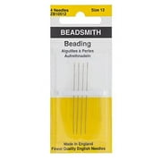 BeadSmith Size 12 Beading Hand-Sewing Needles (4 Pieces)