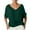 Green, variant on Women's Oversized T Shirts Graphic Tees Solid Color V Neck Short Sleeve Elegant T Shirt for Relaxed Fit Shirts S-3XL