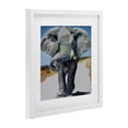 thumbnail image 2 of Stupell Industries Tropical Majestic Elephant on Path White Framed Print Under Glass, 16 x 16, by Violeta Vollmer, 2 of 8
