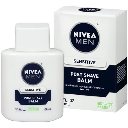 NIVEA Men Sensitive Post Shave Balm 3.3 fl. oz. (The Best Aftershave Balm)