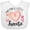 AA-White, variant on Inktastic Pop Pop's Little Sweetie with Pink Heart Cookie Boys or Girls Baby Bib