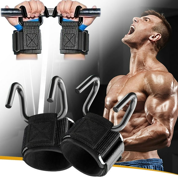 EGNMCR Pulls-ups Power Hook Wrist Brace Hook Hanging Horizontal Bar Auxiliary Traction Grabs Wrist Fitness Antis-slip Power hook wrist brace