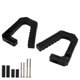 thumbnail image 4 of Manijas de agarre delanteras, juego de manijas de manija de barra de agarre Reemplazo de barra de manija de manija de manija delantera de aluminio Compatible con 07-18 JK/Unlimited Sport Sahara(Negro), 4 of 5