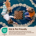 thumbnail image 4 of Design&I 8'x10' Ultra Soft Area Rug, Turtle Nautical Minimalist Seashell Border Themed Ocean Lobster Refined None Fluffy Washable Non Shedding for Bedroom Living Room Under Sectional, 4 of 7