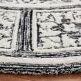 thumbnail image 3 of SAFAVIEH Metro Donella Medallion Area Rug, Black/Ivory, 6' x 6' Round, 3 of 8
