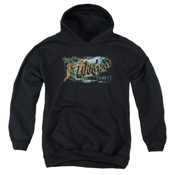 Hobbit - Greetings From Mirkwood - Youth Hooded Sweatshirt - Small