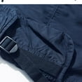 thumbnail image 4 of Lovskoo 2024 Mens Cargo Shorts Summer Casual Solid Color Outdoors Pocket Beach Work Shorts Pants Blue S, 4 of 6