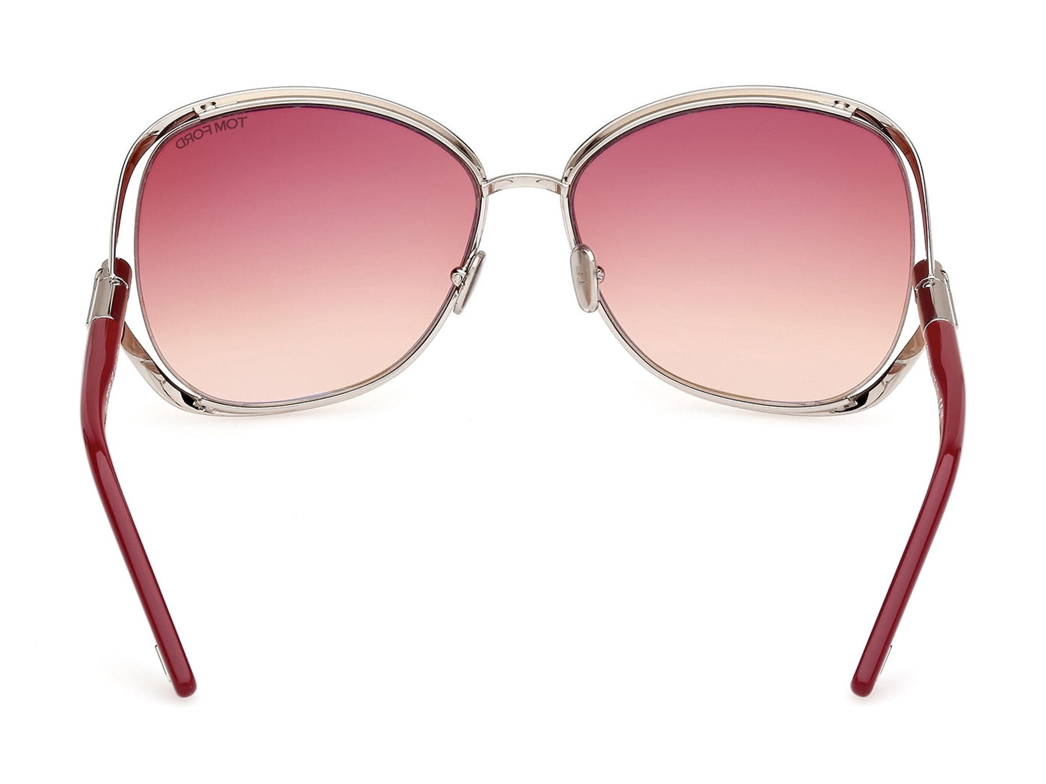 Tom Ford Sunglasses FT1091-16T-62 New with tags Tom Ford Marta Gradient Bordeaux Butterfly Ladies Sunglasses  main image 2