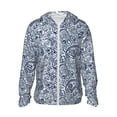 thumbnail image 2 of Lsque Paisley4 UPF 50+ Lightweight Sun Protection Men's Women's Long Sleeve Shirt, Hoodie Performance -Medium, 2 of 9