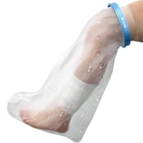 Conkote Adult Waterproof Leg Cast Cover for Shower & Bathe, 26" x 17" Soft Cast Protector to Keep Wound & Bandages Dry, 1 Pack