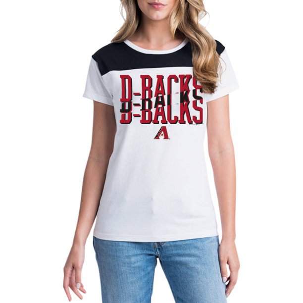 MLB Arizona Diamondbacks Women's Short Sleeve White Graphic Tee