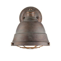 Golden Lighting Bartlett 1-light Wall Sconce in Copper Patina