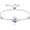 06-June, variant on Amethyst Birthstone Claddagh Bracelet 925 Sterling Silver Irish Claddagh Bracelet with February Heart Birthstone Irish Good Luck Jewelry Gifts for Women