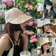 thumbnail image 3 of Baywell Sun Hats for Women Wide Brim Sun Hat UV Protection Caps Floppy Beach Packable Visor 2 Pack, 3 of 7