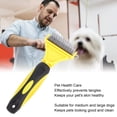 thumbnail image 3 of Pet Deshedding Comb, Pet Dematting Comb Stainless Steel Blade Effective Removing Knots Tangles Rustproof  For Pet Grooming Tool For Dogs, 3 of 8