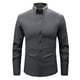 thumbnail image 1 of pstuiky camisas de manga larga para hombre, Camisa de negocios de color sólido de manga larga para hombre, camisa informal de moda para hombre, ropa de abrigo, camisa de solapa de manga larga. s, 1 of 5