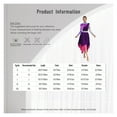 thumbnail image 7 of Womens Liturgical Praise Dance Dresses Chuch Choir Dancewear Mock Neck Long Sleeve Color, 7 of 7