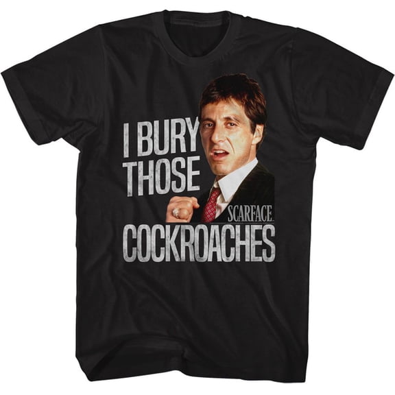Scarface I Bury Black Adult T-Shirt Xlt