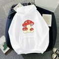 thumbnail image 2 of Baberdicy Essentials Hoodie Womens Cute Frog Sweatshirt Kawaii Hoodie for Teen Girls Clothes Hoodie Hoodies for Women White, 2 of 4