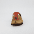 thumbnail image 6 of Cushionaire Leah Thong Sandals for Women - Cork Footbed Flip Flops for Women with Memory Foam and Adjustable Buckle Strap, 6 of 24