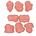 thumbnail image 2 of Oleegame Alphabet Cookie Cutters Halloween 3D Cartoon Cookie Cutter Set Pumpkin Skeleton Shaped Home DIY Frosting Cookie Baking Tools Enjoy The Fun Of Holiday Desserts Multi-color, 2 of 8