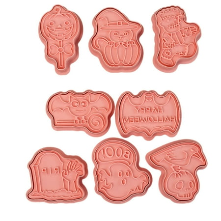 

Biscuit Moulds Halloween 3D Cartoon Cookie Cutter Set Pumpkin Skeleton Shaped Home DIY Frosting Cookie Baking Tools Enjoy the Fun of Holiday Desserts for Home & Garden D One Size